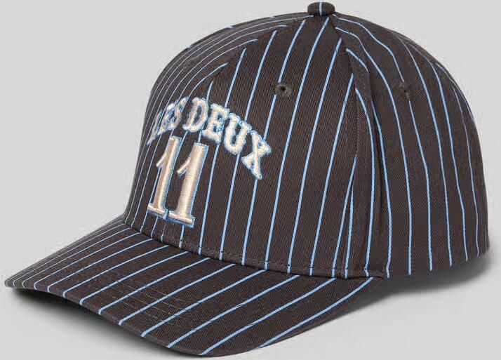 Les Deux Baseballpet met labeldetail
