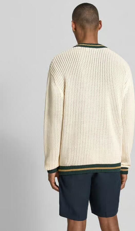 Les Deux Cardigan met labelstitching en opgestikte zakken - Foto 3