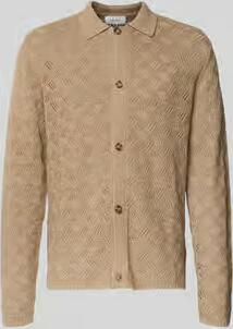 Les Deux Cardigan met platte kraag en knoopsluiting model 'Eloi'