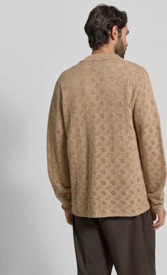 Les Deux Cardigan met platte kraag en knoopsluiting model 'Eloi' - Foto 2