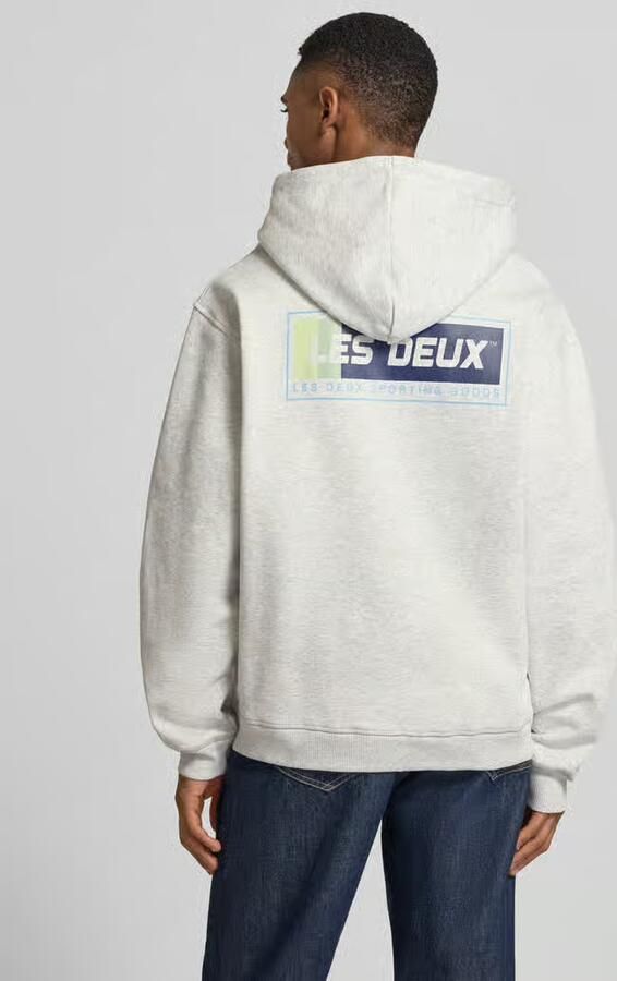 Les Deux Hoodie met logoprint model 'Chase' - Foto 4