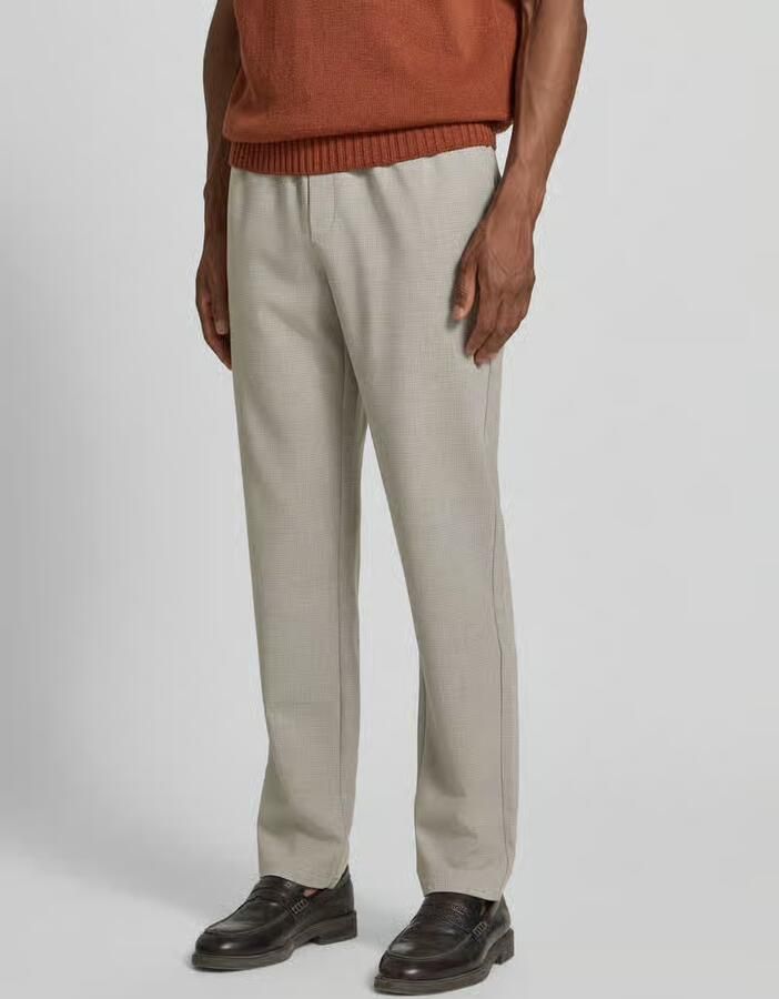 Les Deux Klein motief broek met elastische band - Foto 3