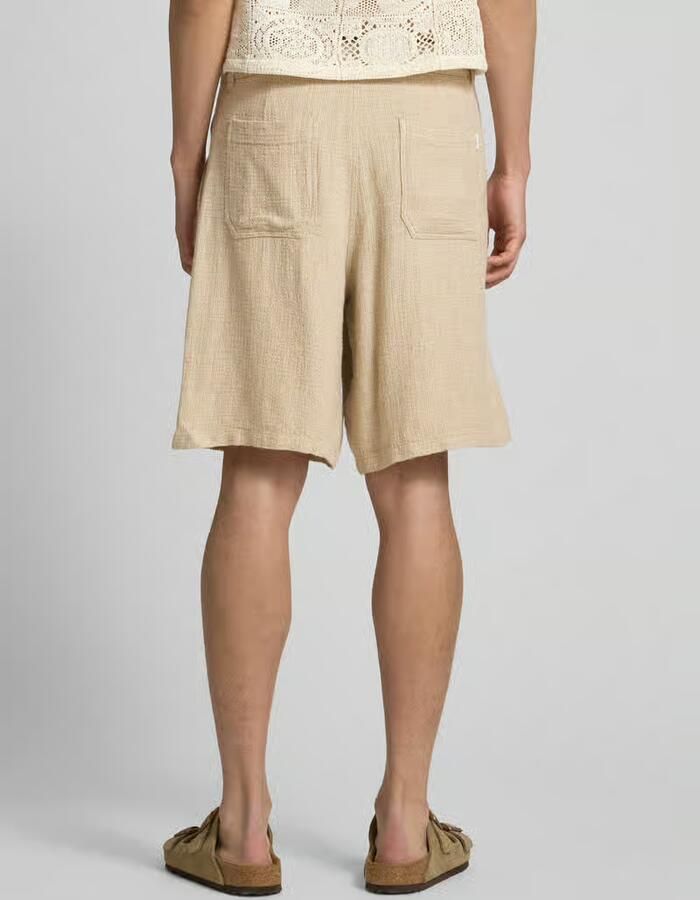 Les Deux Korte broek van viscosemix met steekzakken model 'Johnny'