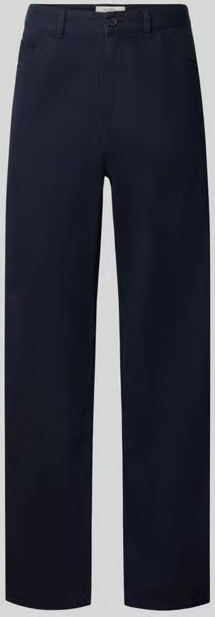 Les Deux Pantalon met persplooien model 'Como Solid Slack Pants'
