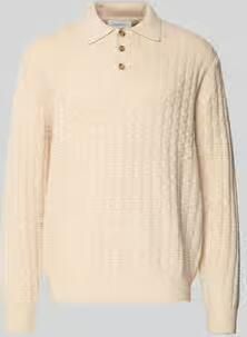 Les Deux Regular fit Gebreide pullover Met wol Model 'Gustav'