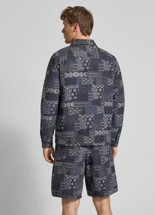Les Deux Regular fit overhemdjack in denimlook