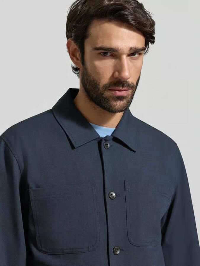 Les Deux Regular fit overhemdjack met borstzakken model 'Marseille' - Foto 2