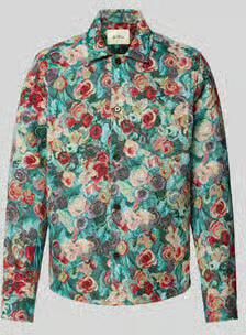 Les Deux regular fit overshirt in all-over look