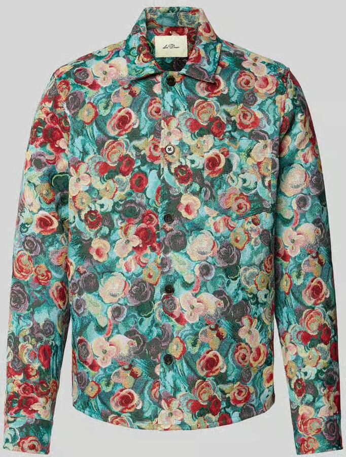 Les Deux regular fit overshirt in all-over look - Foto 2