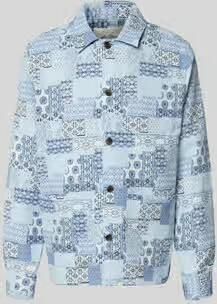 Les Deux regular fit overshirt in all-over look