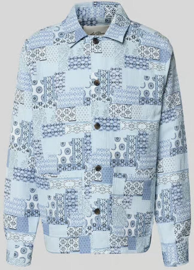 Les Deux regular fit overshirt in all-over look - Foto 2