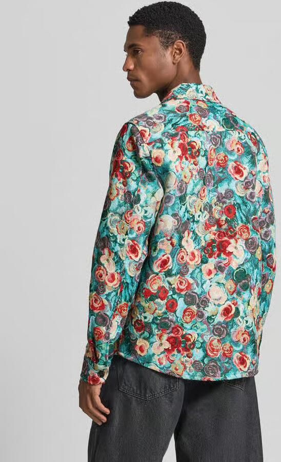 Les Deux regular fit overshirt in all-over look - Foto 3