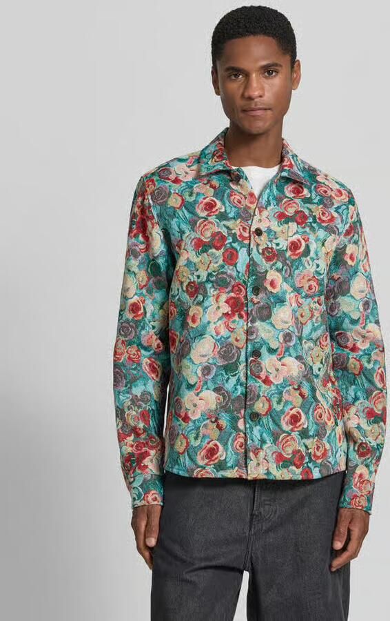 Les Deux regular fit overshirt in all-over look - Foto 2