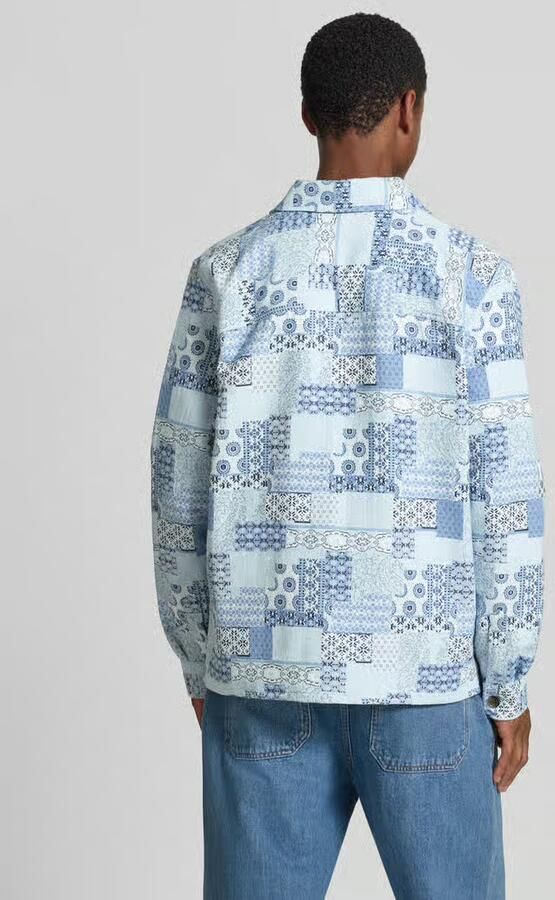 Les Deux regular fit overshirt in all-over look - Foto 2