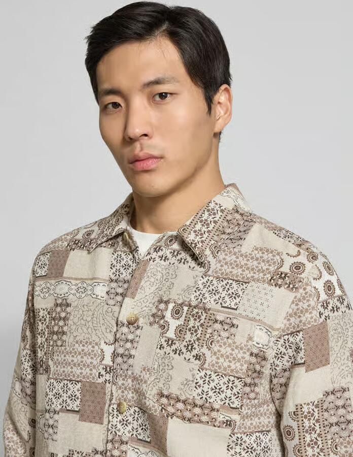 Les Deux regular fit overshirt met kentkraag model 'Layton'