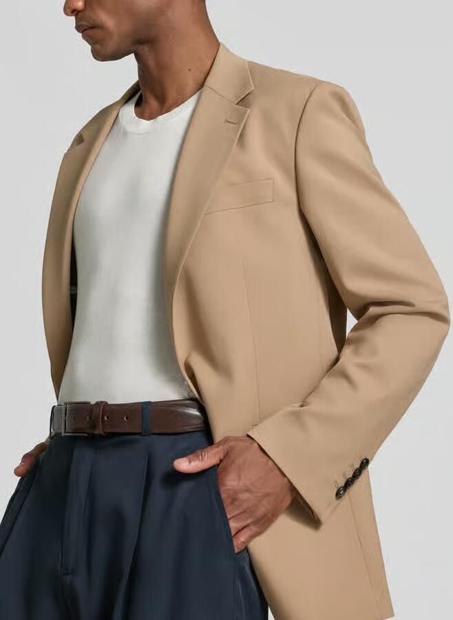 Les Deux regular fit pantalon met achterzakken