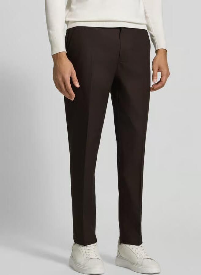 Les Deux Regular Fit pantalon met persplooien - Foto 2