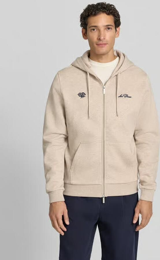 Les Deux Regular fit sweatjack van puur katoen met geborduurd logo - Foto 2