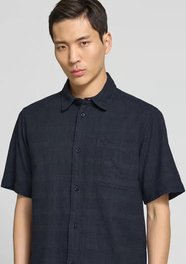 Les Deux Regular fit vrijetijdsoverhemd met 1 2-mouwen model 'Charlie'