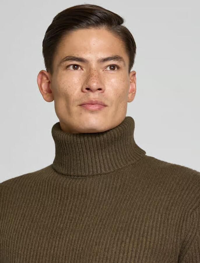 Les Deux Slim fit pullover van zuivere scheerwol model 'EDDIE'