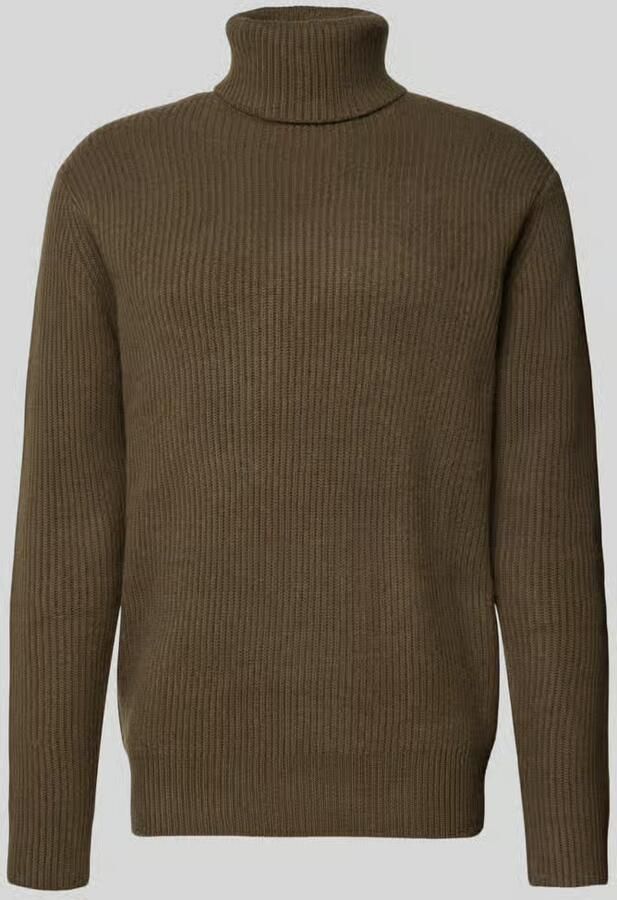 Les Deux Slim fit pullover van zuivere scheerwol model 'EDDIE' - Foto 2