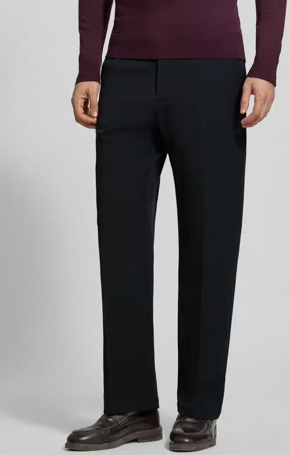 Les Deux Stoffen broek met persplooi en steekzakken - Foto 3