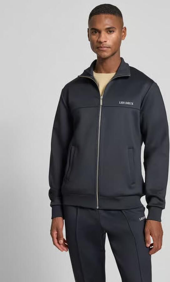 Les Deux Sweatjack met labelprint model 'Ballier' - Foto 2