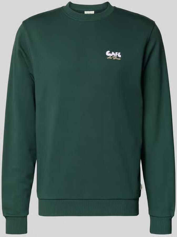 Les Deux sweatshirt met label-details en ronde hals - Foto 2