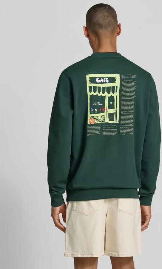 Les Deux sweatshirt met label-details en ronde hals - Foto 2