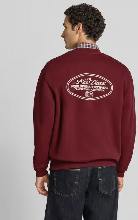 Les Deux Sweatshirt met logoprint model 'Worldwide' - Foto 2