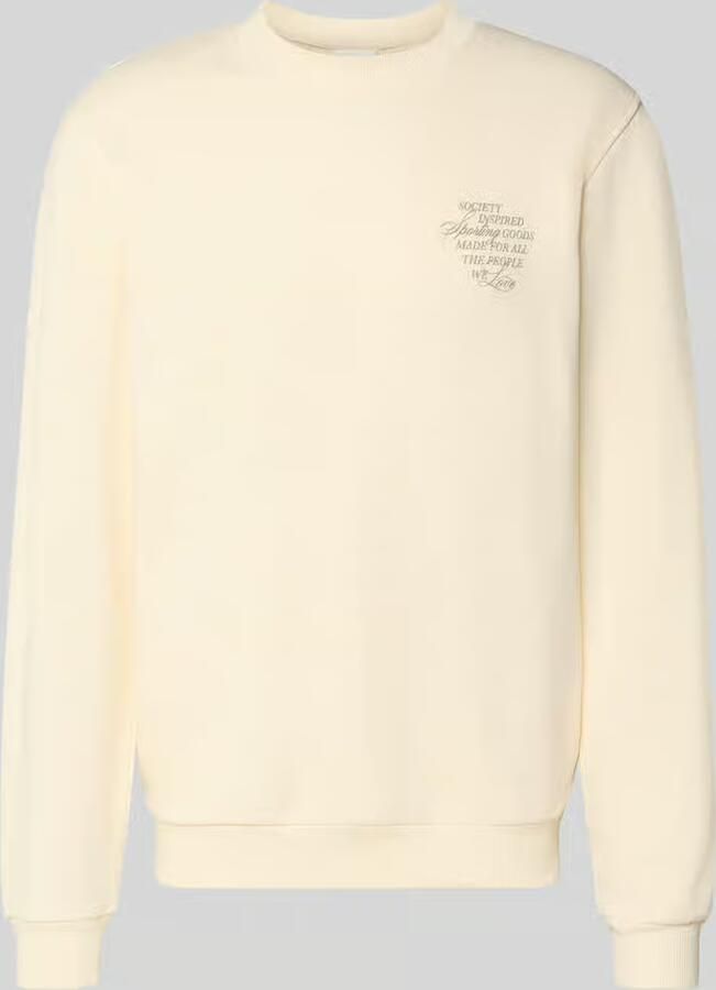 Les Deux Sweatshirt met print op de achterkant met motief model 'Ben Faience' - Foto 2