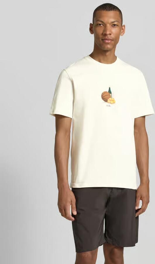 Les Deux T-shirt met labeldetail - Foto 3