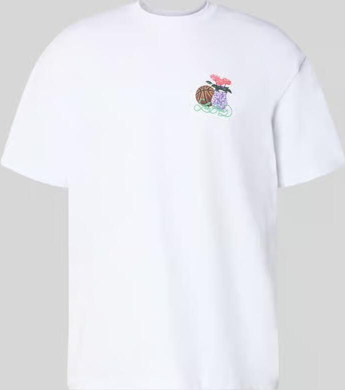 Les Deux T-shirt met labelprint en ronde hals