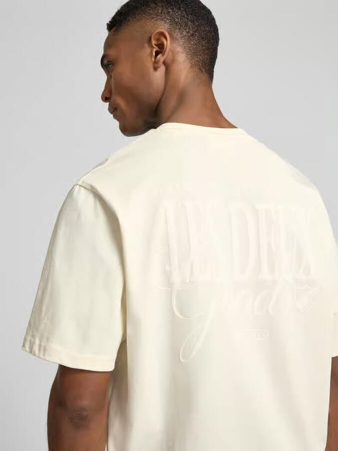 Les Deux t-shirt met labelprint model 'Ben Goods'