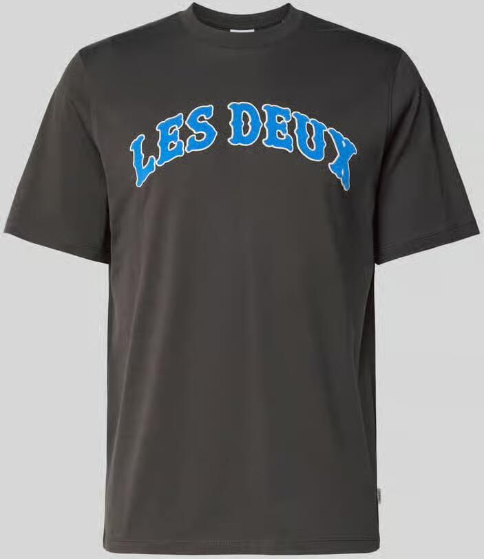 Les Deux T-shirt met labelprint model 'Brady'
