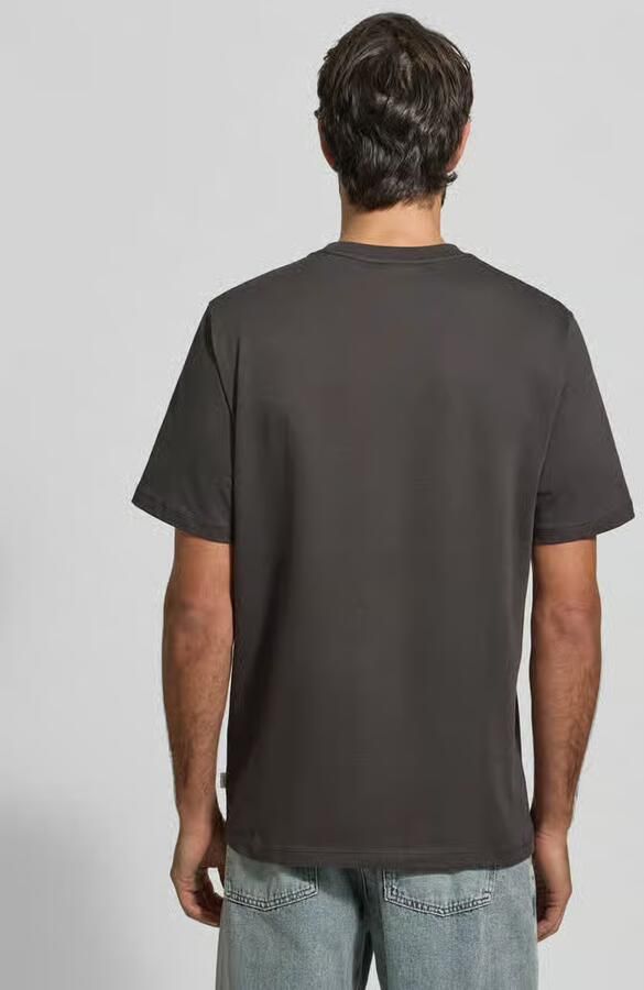 Les Deux T-shirt met labelprint model 'Brady' - Foto 2