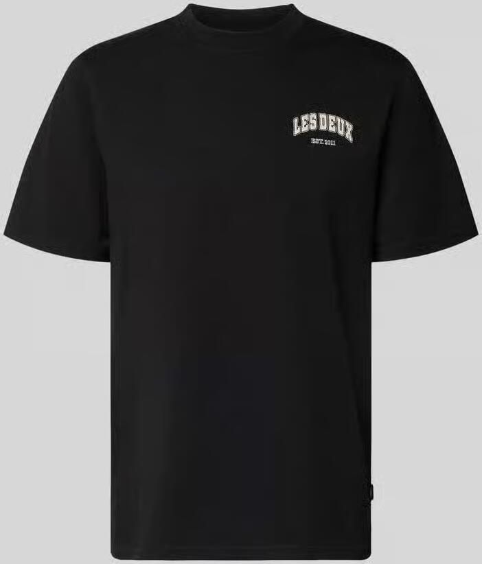 Les Deux T-shirt met labelprint model 'Brady whop' - Foto 2