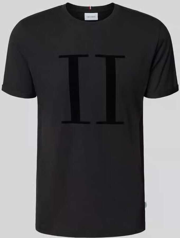 Les Deux T-shirt met labelprint model 'Encore'