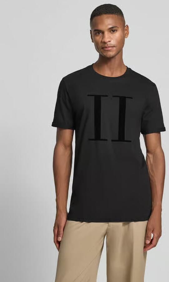 Les Deux T-shirt met labelprint model 'Encore' - Foto 4