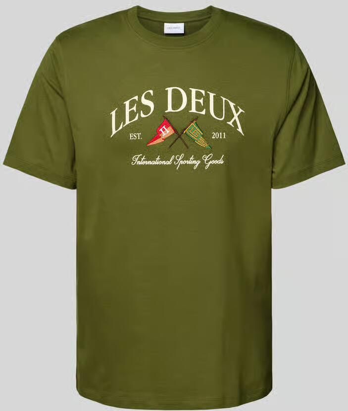 Les Deux T-shirt met labelstitching model 'Ivy' - Foto 2