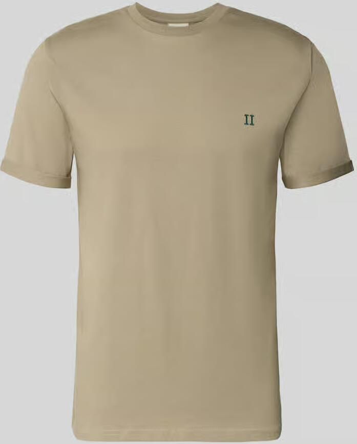 Les Deux T-shirt met logo-stitching model 'Norregaard' - Foto 2