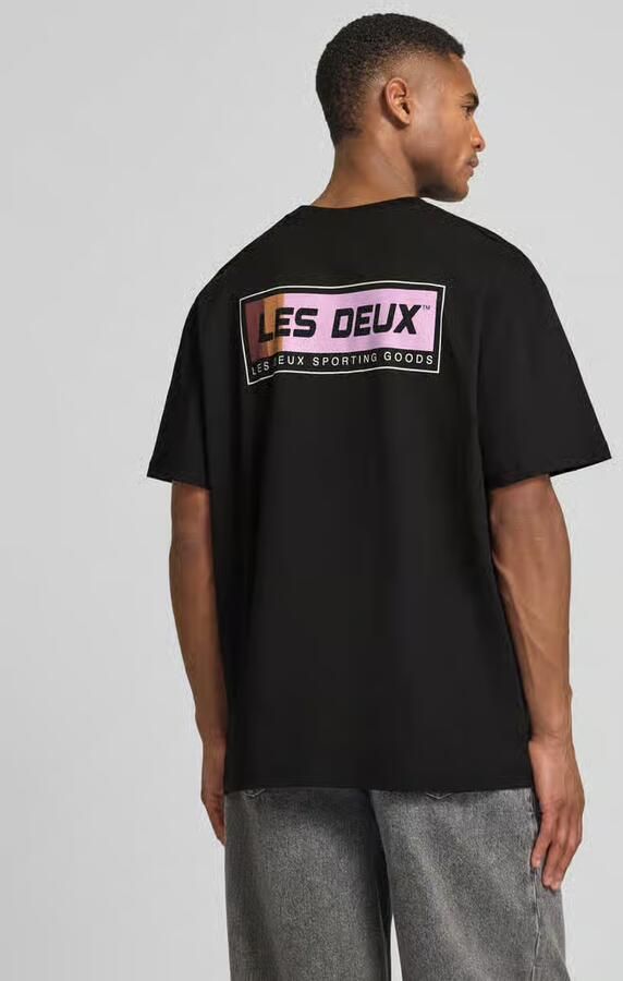Les Deux T-shirt met logoprint model 'Chase' - Foto 2