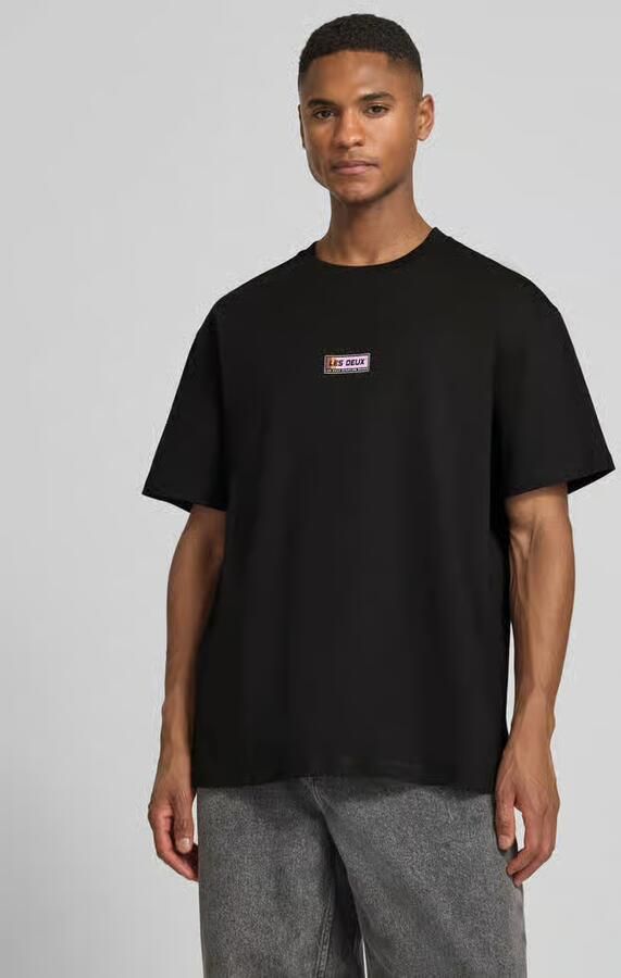 Les Deux T-shirt met logoprint model 'Chase' - Foto 3