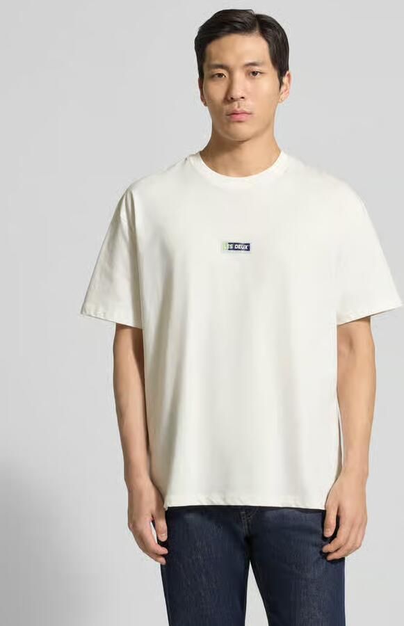 Les Deux T-shirt met logoprint model 'Chase' - Foto 2