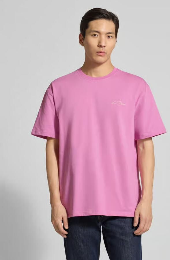 Les Deux T-shirt met logoprint model 'Crew' - Foto 2