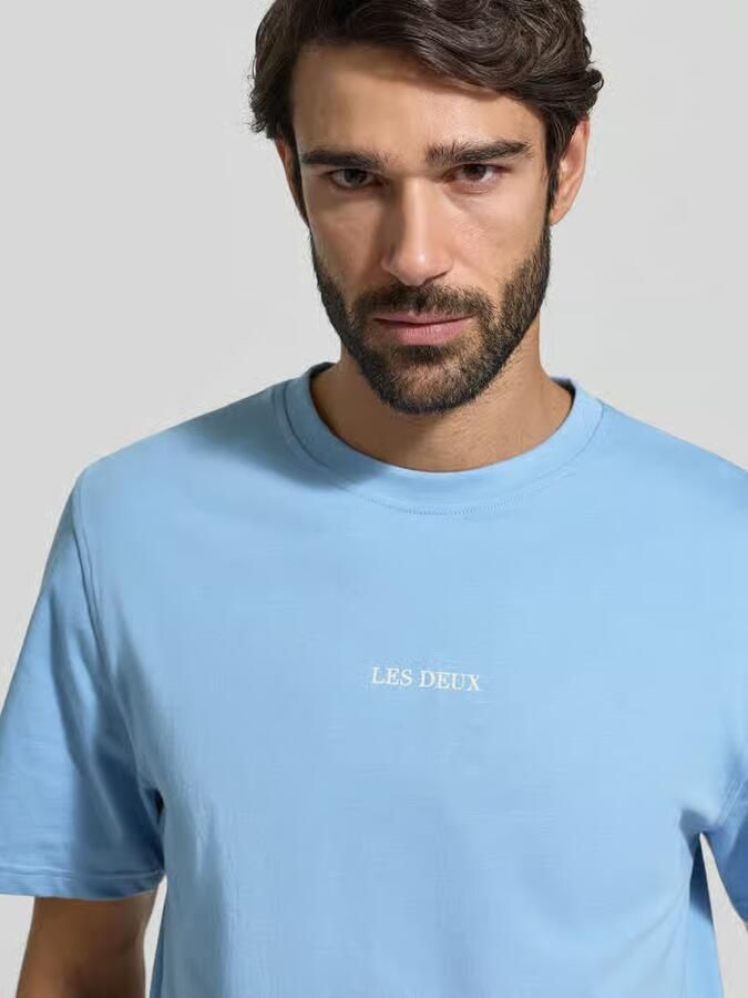 Les Deux T-shirt met ronde hals model 'Andrew' - Foto 2