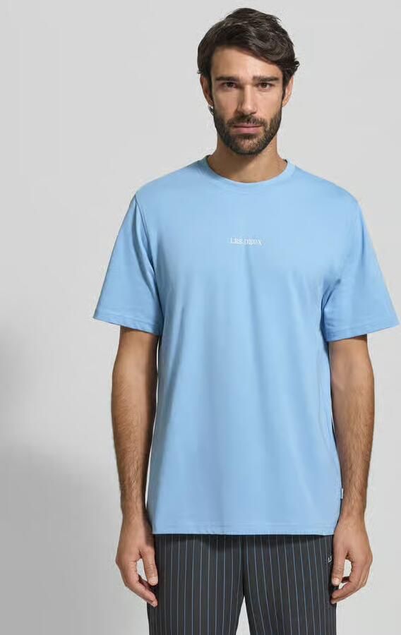Les Deux T-shirt met ronde hals Model 'Andrew' - Foto 4