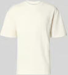 Les Deux T-shirt met structuurpatroon en ronde hals