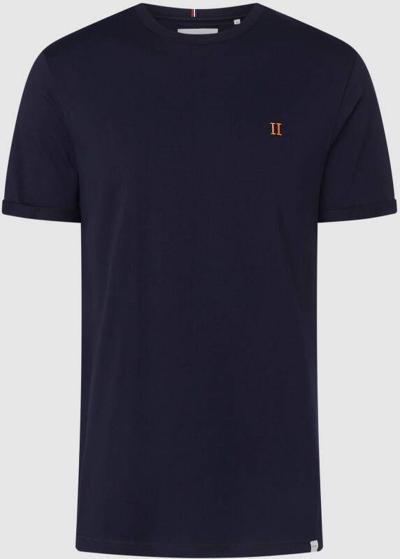 Les Deux T-shirt met borduursel model 'Norregaard'