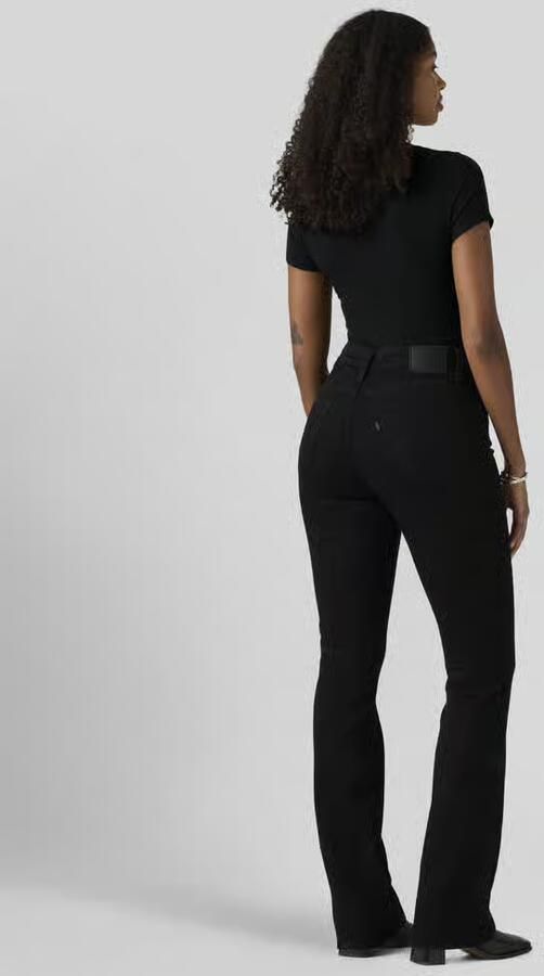 Levi's 725 HIGH RISE BOOTCUT high waist bootcut jeans black denim - Foto 6